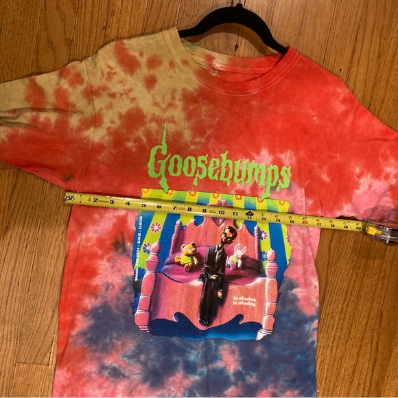 Goosebumps Night of the Living Dummy Retro Y2K Slappy Tie Dye Tee Book Fair - Picture 11 of 11